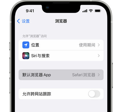 宛城苹果手机维修店分享如何在iPhone上设置默认浏览器 