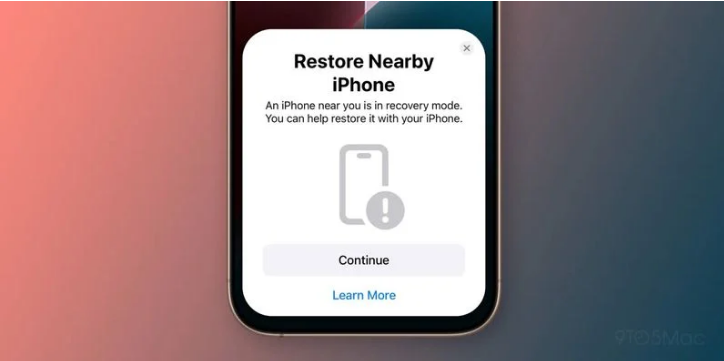 宛城苹果手机维修分享iOS 18无线恢复功能可用另一部iPhone恢复变砖的iPhone 16 